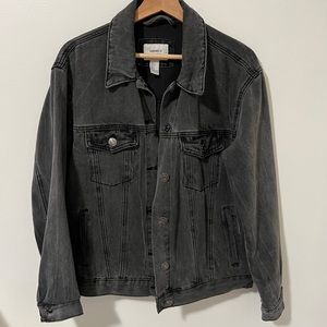 Faded Black Jean Jacket